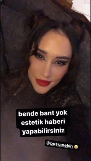 Zeynep Koçaktan Büşra Pekine estetik göndermesi
