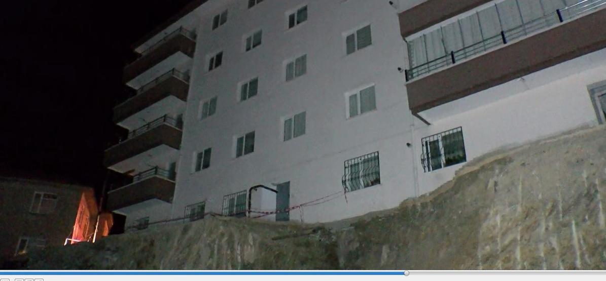 İnşaat kazısında bitişikteki apartmanın istinat duvarı çöktü, 19 daire tahliye edildi