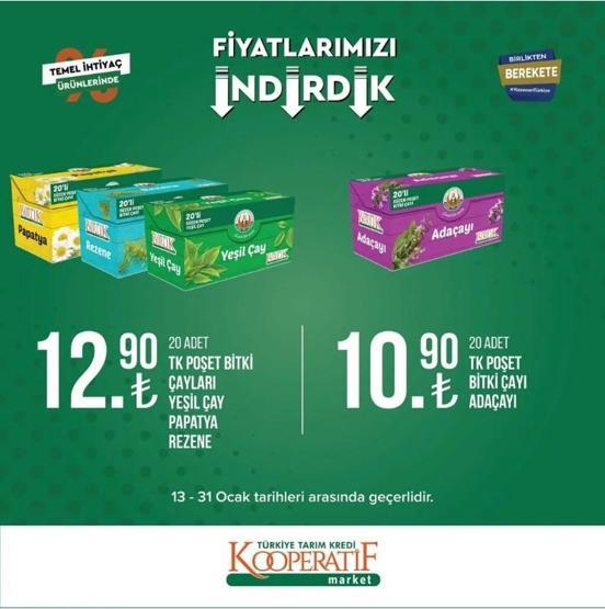 Tarım Kredi Kooperatifi 30-31 Ocak 2023 indirimli ürünler kataloğu