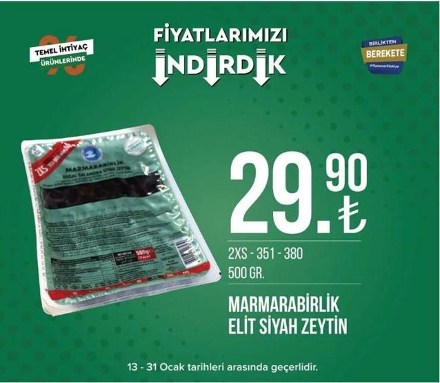Tarım Kredi Kooperatifi 30-31 Ocak 2023 indirimli ürünler kataloğu