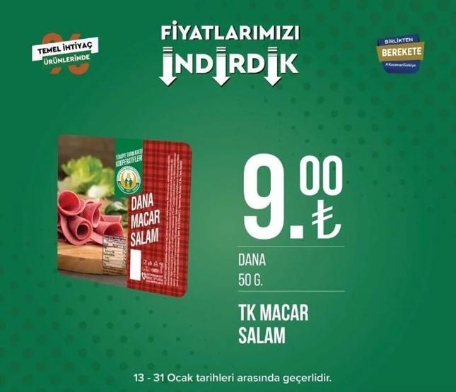 Tarım Kredi Kooperatifi 30-31 Ocak 2023 indirimli ürünler kataloğu