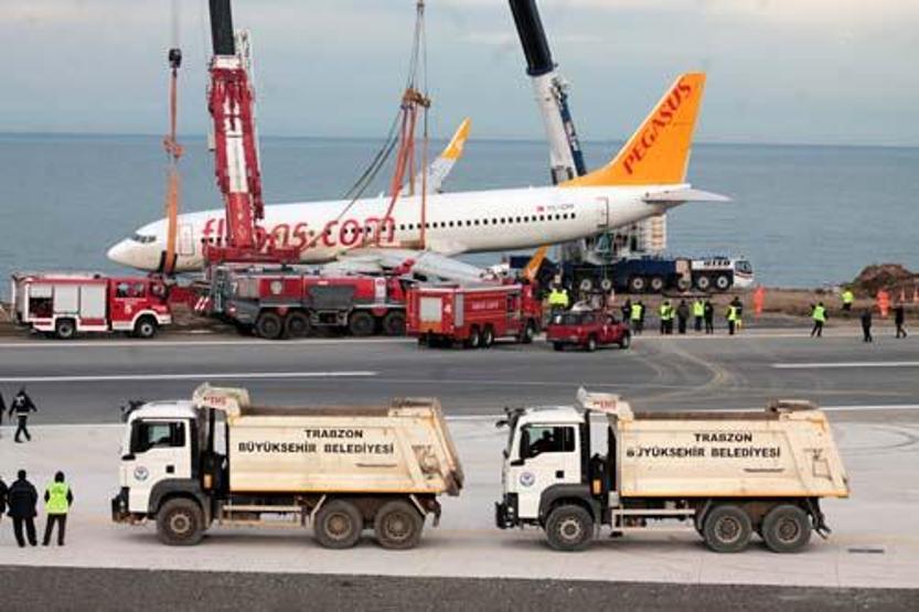 Yolcuların ifadesine DHA ulaştı: Trabzonda pisten çıkan uçakta ölüm korkusu