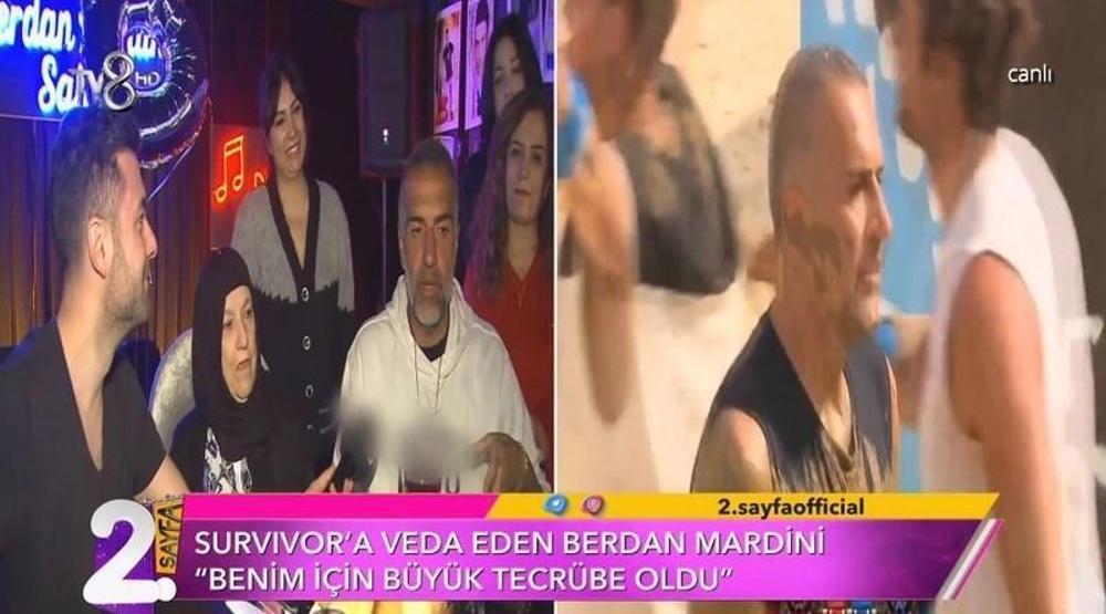 Berdan Mardiniden Survivor açıklaması