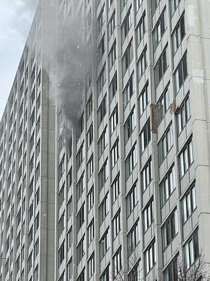 ABDde 25 katlı binada yangın: 1 ölü, 8 yaralı