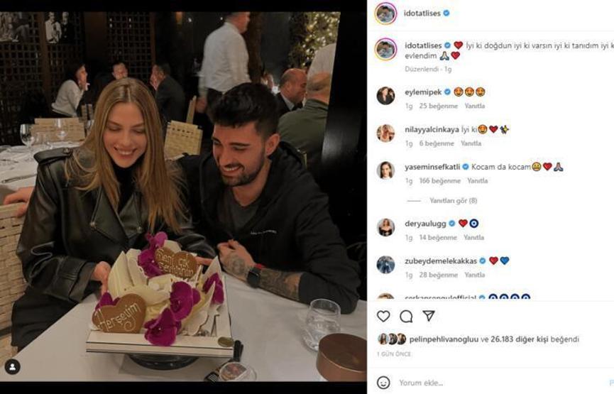 İdo Tatlıses eşi Yasemin Şefkatlinin doğum günü romantik sözlerle kutladı