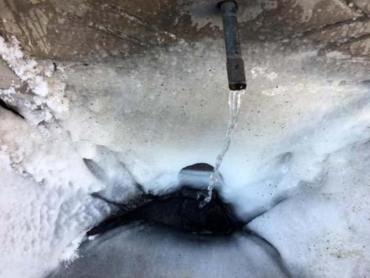 Ardahan buz kesti; eksi 24 derece