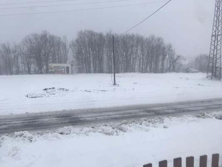 Tekirdağda kar yağışı