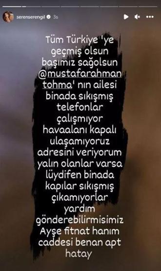 Seren Serengilin Hataylı sevgilisi Mustafa Tohma gözyaşları içinde yardım istedi: Ailem enkaz altında