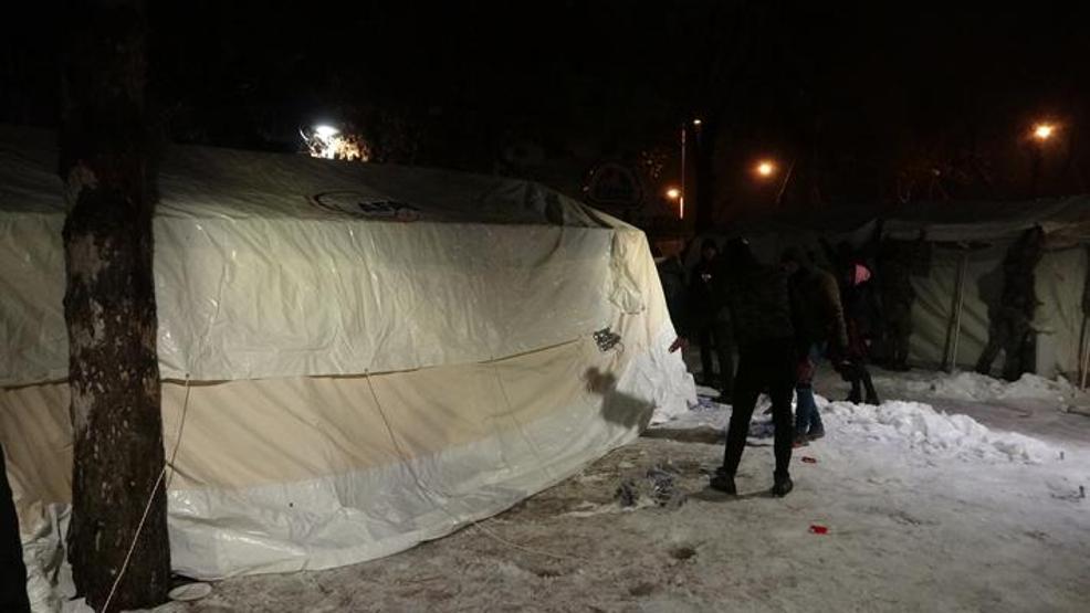 Malatya’da mehmetçik çadır kuruyor