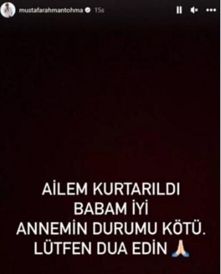 Seren Serengilin sevgilisi Mustafa Tohmanın annesi hayatını kaybetti