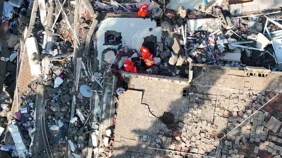 SON DAKİKA: Depremin vurduğu Kahramanmaraşta kahreden görüntüler