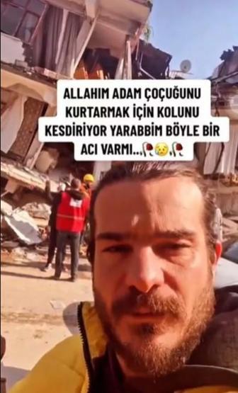 Hakan Hatipoğlu deprem bölgesindeki büyük acıyı paylaştı