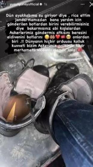 Yusuf Güneyden duygulandıran deprem paylaşımı