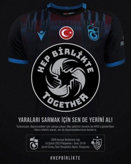 Türkiyenin mücadelesi Depremzedeler için tüm kulüplerden Trabzonspora destek