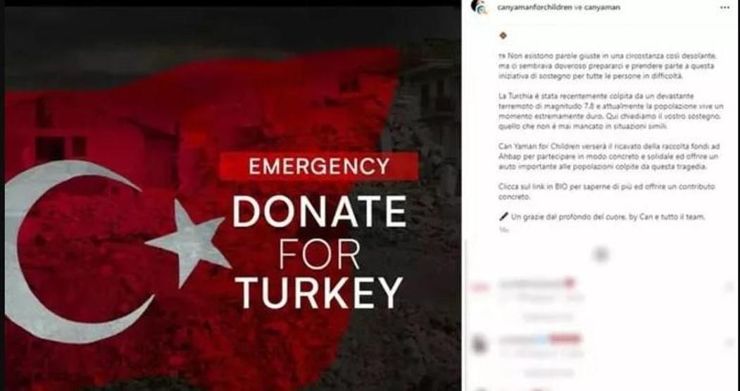 Can Yaman, 1 milyon 550 bin TLlik bağış yaptı