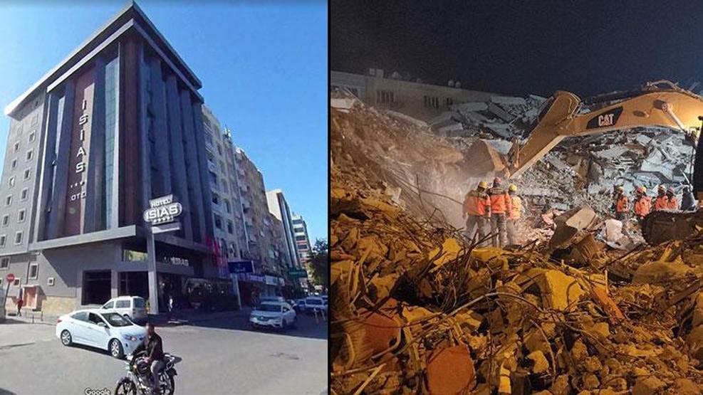Otel enkazında öğrenciler rehberler can verdi Adıyaman’da yıkılan otelin öncesi sonrası