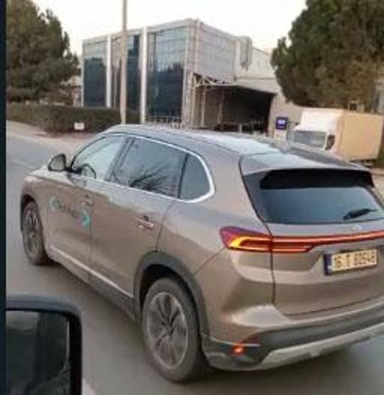 Toggun test araçları seyir halindeyken görüntülendi