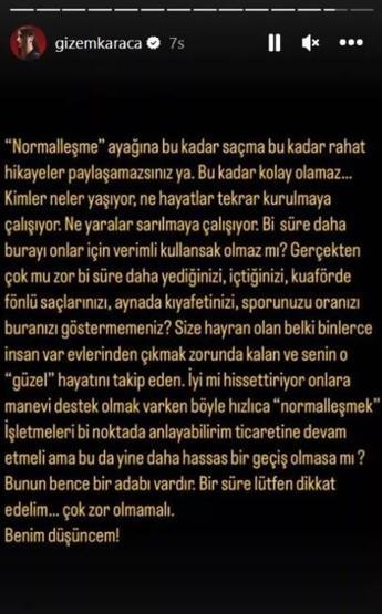 Gizem Karaca isyan etti: Bunun bence bir adabı olmalı
