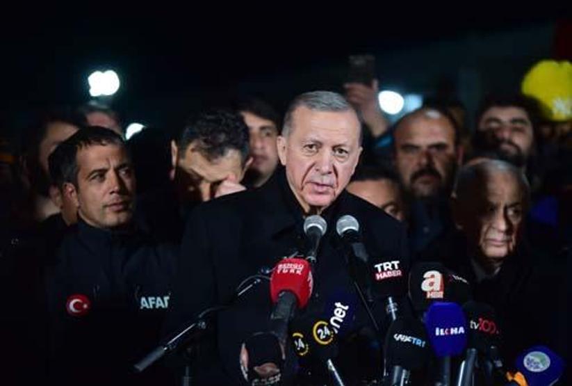 Cumhurbaşkanı Erdoğan ve MHP lideri Bahçeli, konteyner kenti ziyaret etti