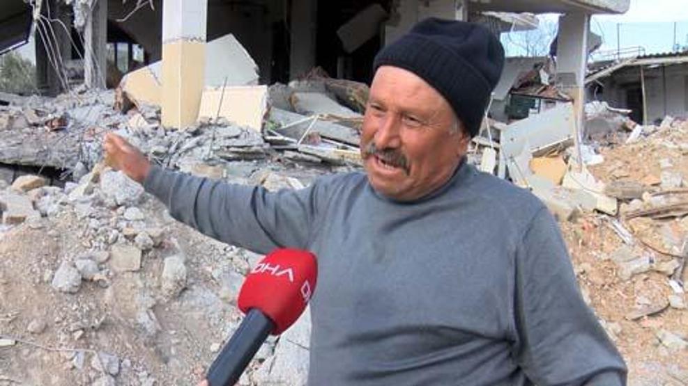 Fay hattı üzerine kurulu köy yerle bir oldu: Biz ölümü bekledik