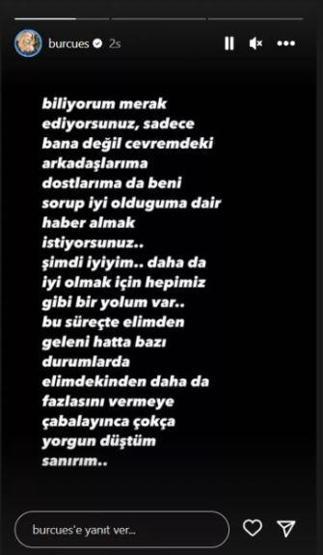 Burcu Esmersoy sessizliğini bozdu