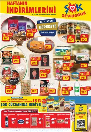 ŞOK aktüel kataloğu 8-14 Mart 2023 Bu hafta ŞOK market indirimli ürünlerde neler var