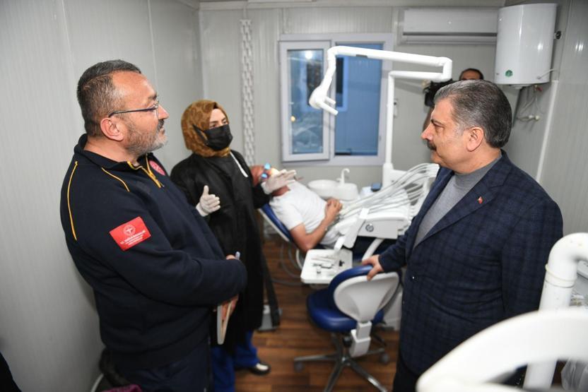 Bakan Kocadan konteyner hastane açıklaması: 6 Martta devralarak hizmete başladık