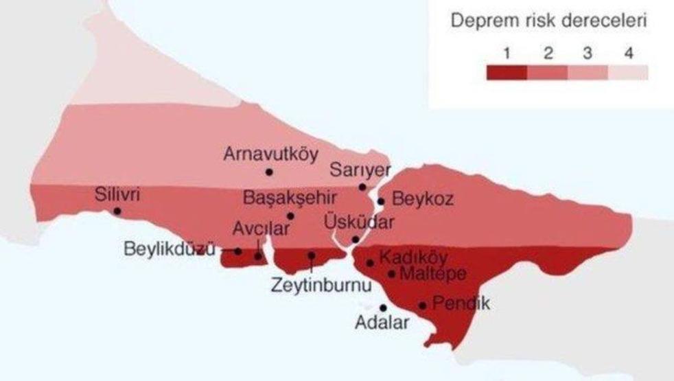 Bu mahallede oturanlar dikkat İstanbulda deprem riski bu ilçelerde çok fazla AFAD İstanbuldaki mahalleler için kırmızı eylem planını açıkladı