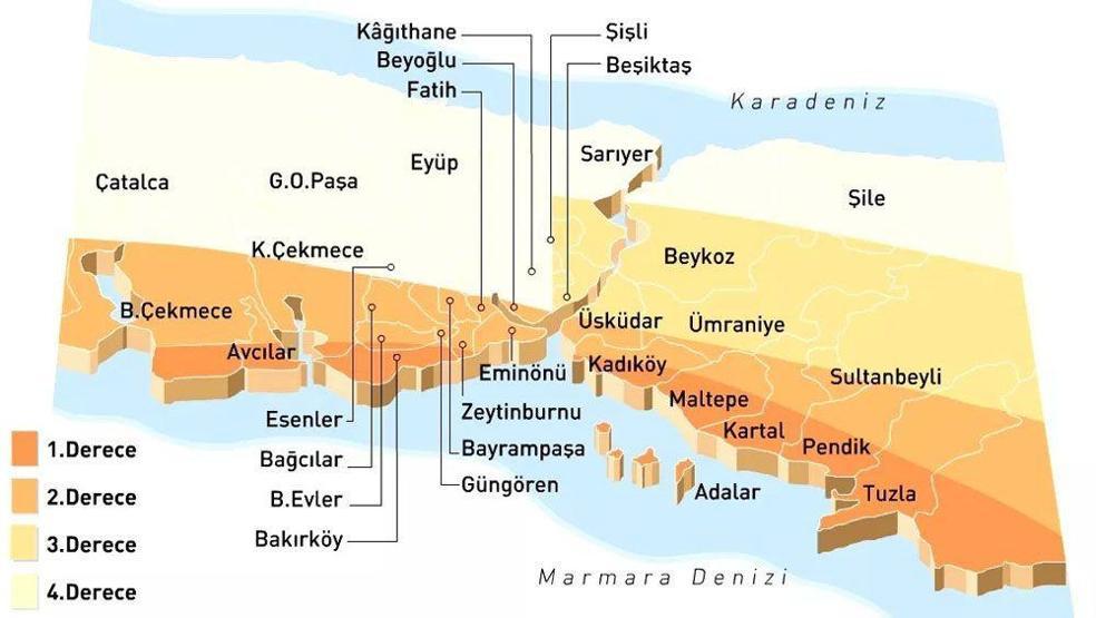 Bu mahallede oturanlar dikkat İstanbulda deprem riski bu ilçelerde çok fazla AFAD İstanbuldaki mahalleler için kırmızı eylem planını açıkladı