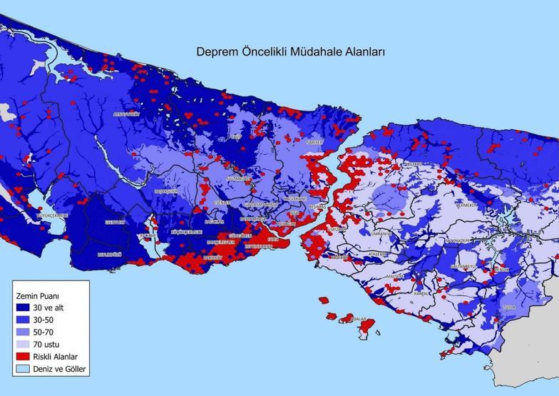 Bu mahallede oturanlar dikkat İstanbulda deprem riski bu ilçelerde çok fazla AFAD İstanbuldaki mahalleler için kırmızı eylem planını açıkladı