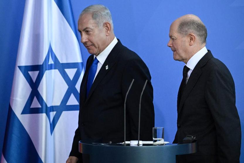 Netanyahunun protestolar eşliğindeki Berlin ziyareti