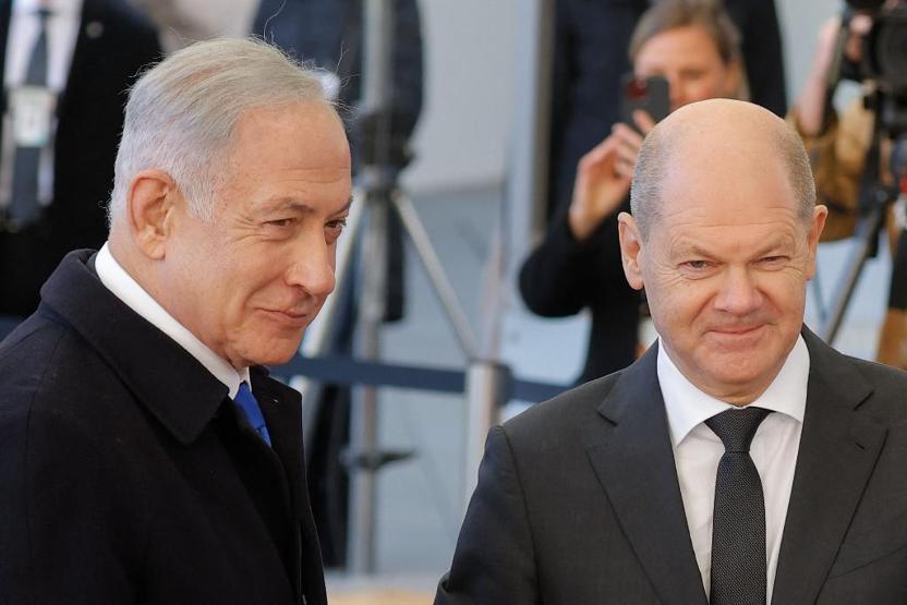 Netanyahunun protestolar eşliğindeki Berlin ziyareti