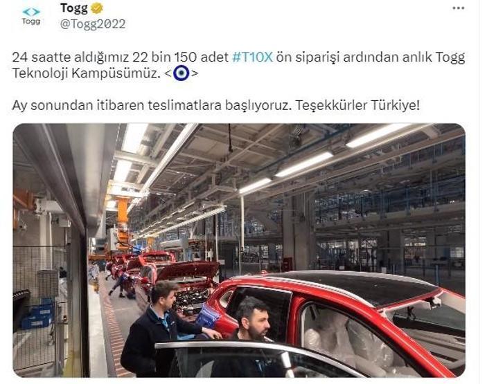 Togg’a sipariş yağdı: 30 saatte 29 bin adet başvuru yapıldı
