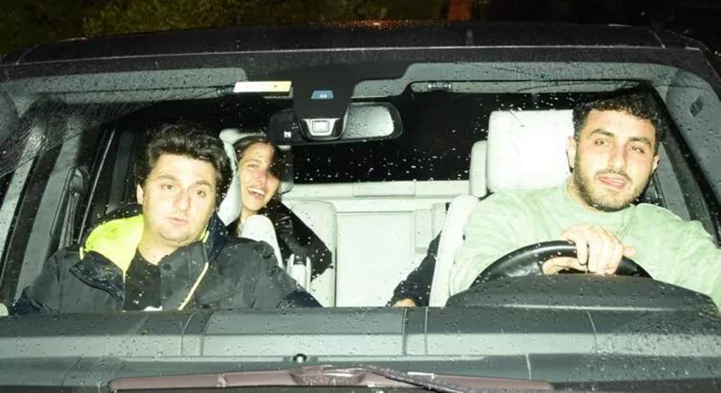 Zehra Çilingiroğlu sevgilisiyle gecelerde