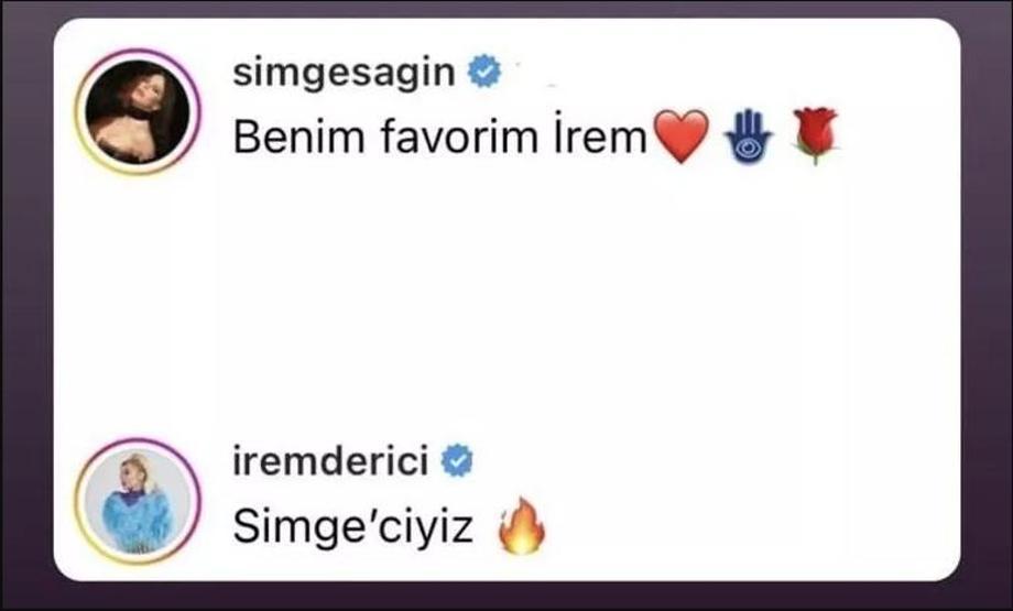 İrem Derici ile Simge Sağın sosyal medyada takdir topladı