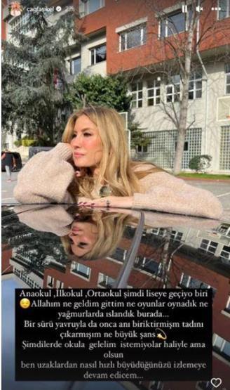 Çağla Şıkelden duygusal paylaşım: Uzaklardan izlemeye devam edeceğim
