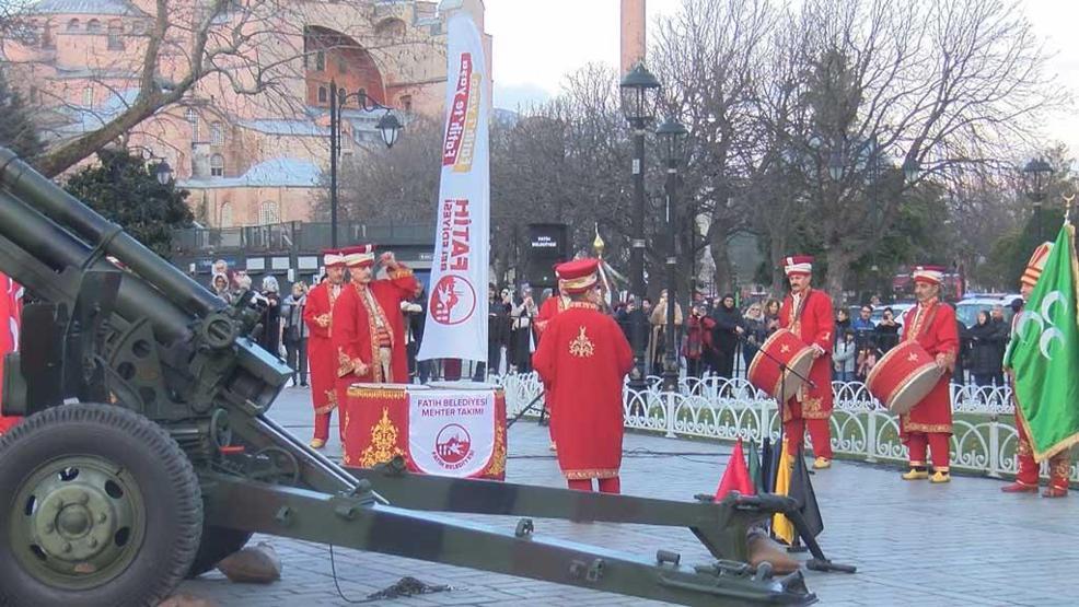 201 yıllık gelenek bozulmadı: O anlar havadan görüntülendi