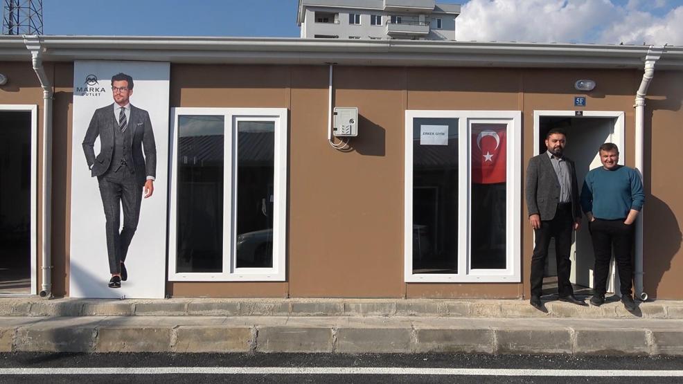 Cumhurbaşkanı Erdoğan açılışını yapmıştı, esnaflar yeni iş yerlerinde ticari hayatına başladı