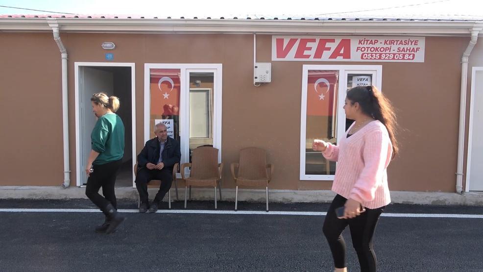 Cumhurbaşkanı Erdoğan açılışını yapmıştı, esnaflar yeni iş yerlerinde ticari hayatına başladı