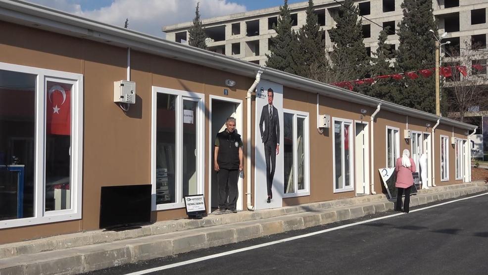 Cumhurbaşkanı Erdoğan açılışını yapmıştı, esnaflar yeni iş yerlerinde ticari hayatına başladı