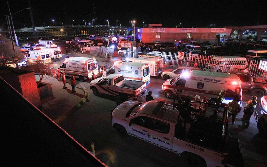 Meksikada göçmenlerin kaldığı tesiste yangın: 39 ölü, 40 yaralı