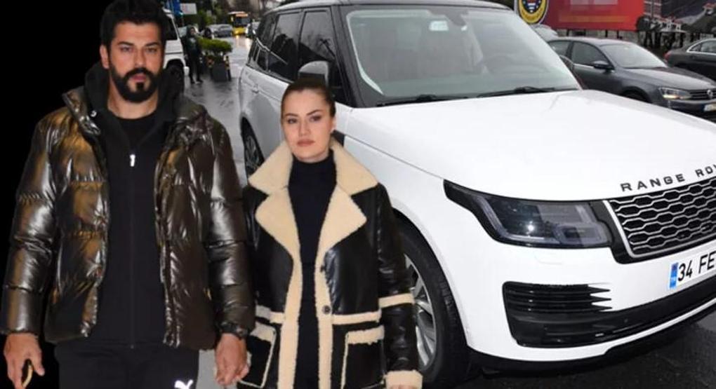 Burak Özçivitin eşi Fahriye Evcene doğum hediyesi