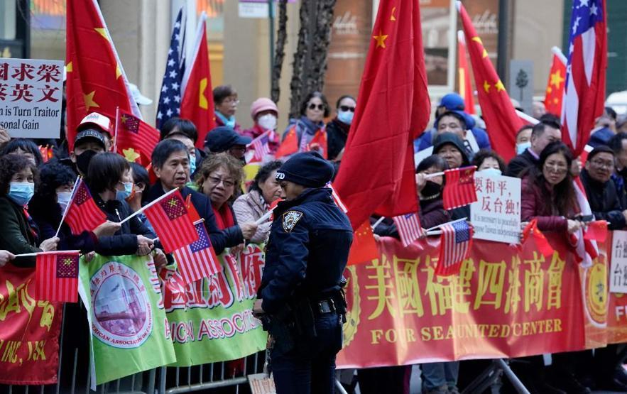 Bir yanda destek, diğer yanda protesto: Tayvan lideri New Yorkta böyle karşılandı