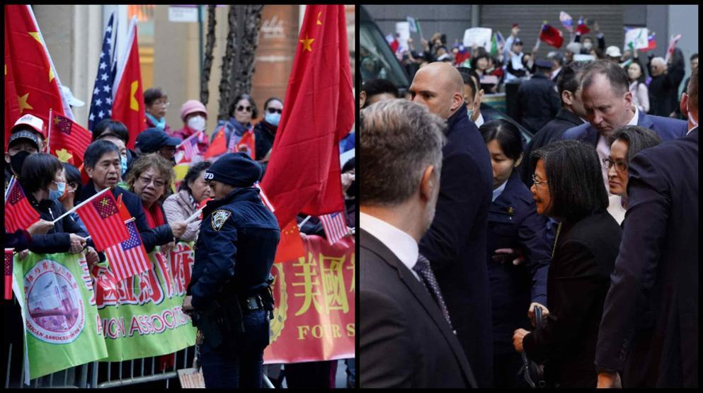 Bir yanda destek, diğer yanda protesto: Tayvan lideri New Yorkta böyle karşılandı
