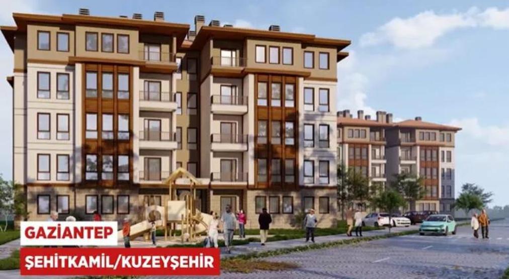 Bakan Kurum paylaştı: İşte Gaziantepte inşa edilecek konutlar