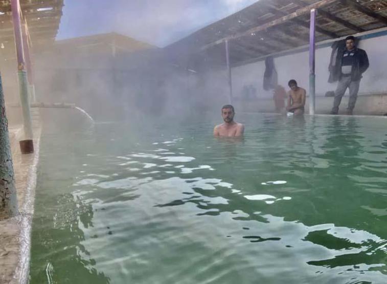 Dört mevsim sıcak suyuyla şifa arayanların adresi: Diyadin Kaplıcaları Bel fıtığı, romatizma, cilt hastalıkları...