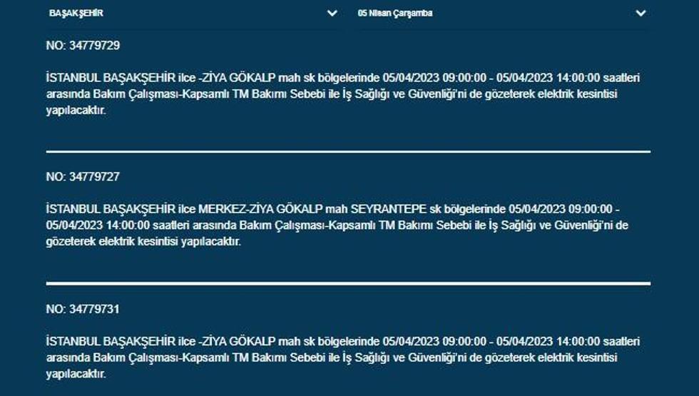 Açıklama geldi İstanbulda elektrikler ne zaman gelecek BEDAŞ elektrik kesintisi sorgulama