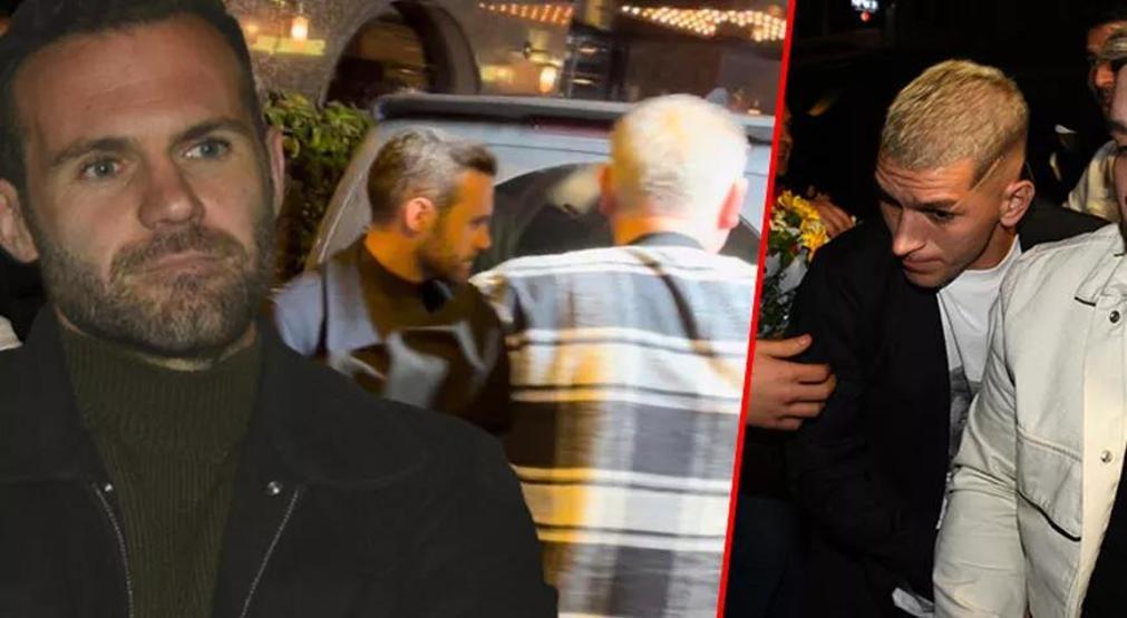 Galatasarayın yıldızları gecelerde Korumalardan gazetecilere müdahale