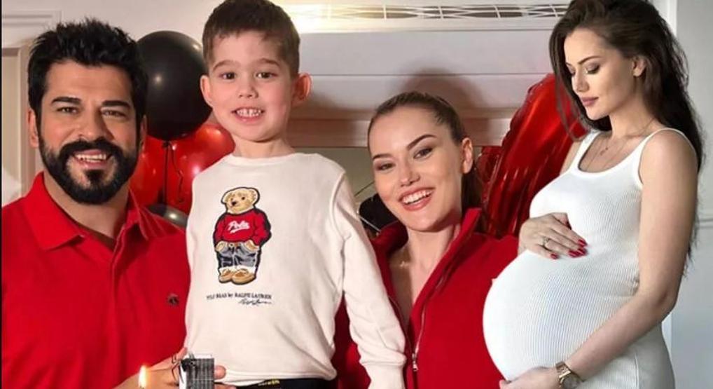 Fahriye Evcen-Burak Özçivitten Karana doğum günü kutlaması