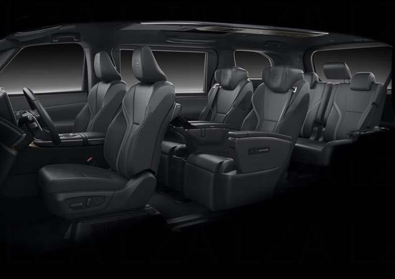 Lexusun yeni model LM bir minivan